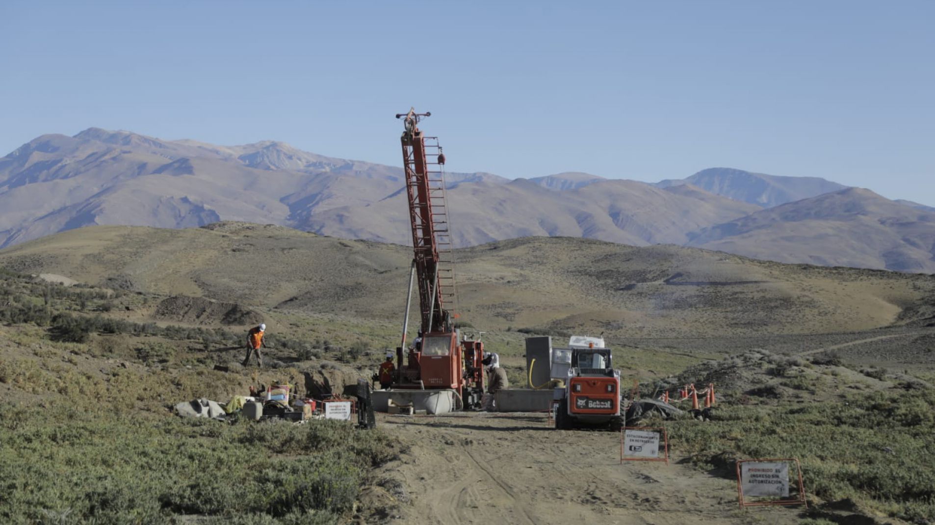 La Asamblea del Agua de Alvear se oponen a los proyectos mineros (foto archivo).