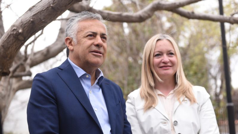 Alfredo Cornejo y Hebe Casado celebraron por "una Venezuela libre"