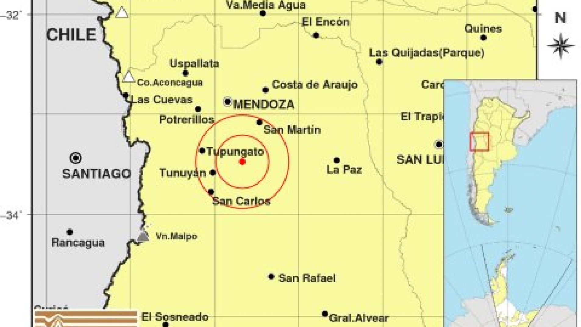 Un fuerte temblor despertó a los mendocinos ¿Lo sentiste en San Rafael?