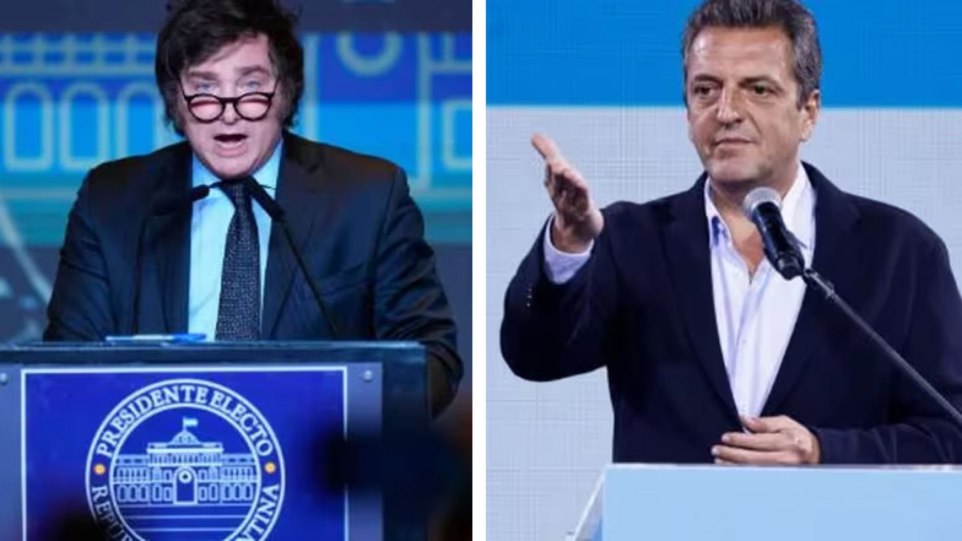 Javier Milei ganó en el extranjero y Sergio Massa en las cárceles