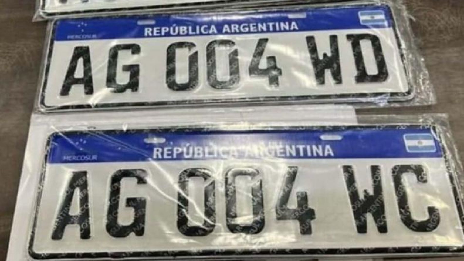 Se normalizó la entrega de chapas patente 0 km en todo el país
