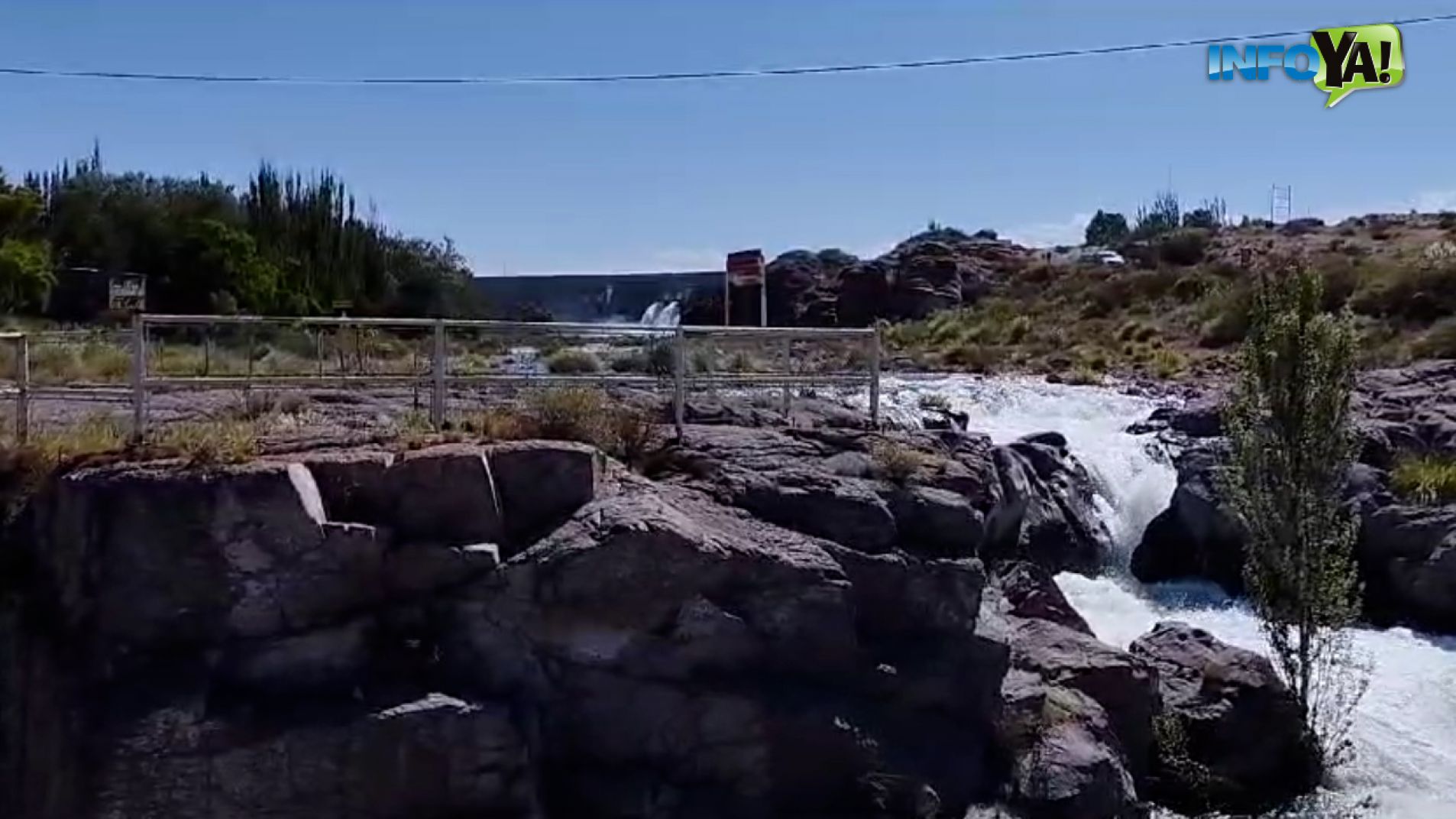 Hermosa postal de la Garganta del Diablo en El Nihuil