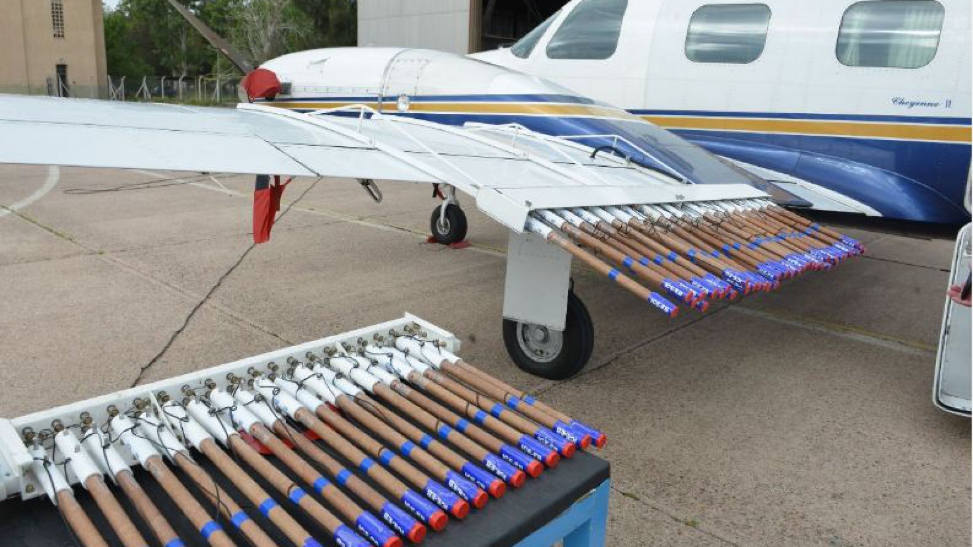 Según la entidad empresaria, la continuidad de la lucha antigranizo está en riesgo (foto archivo).