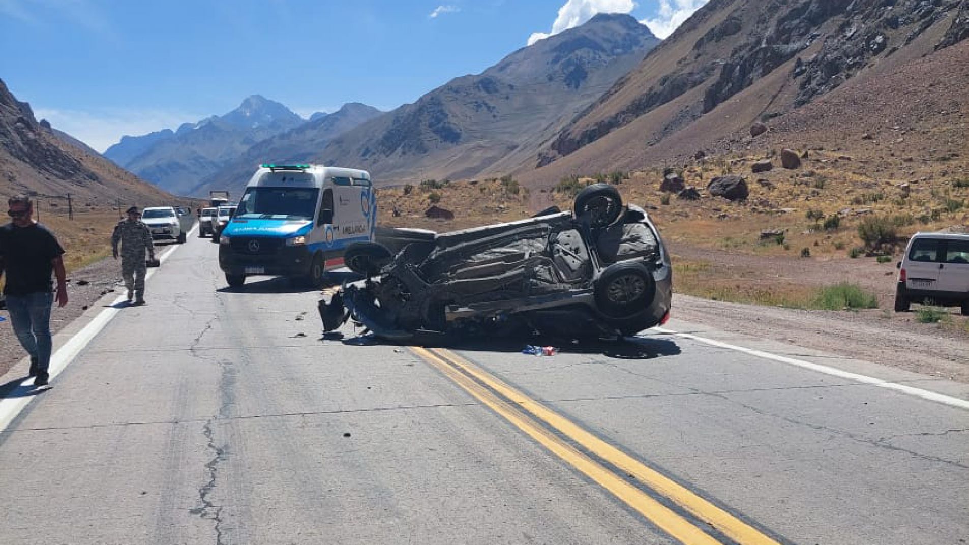 Una pareja chilena falleció tras un grave accidente vial en la Ruta 7