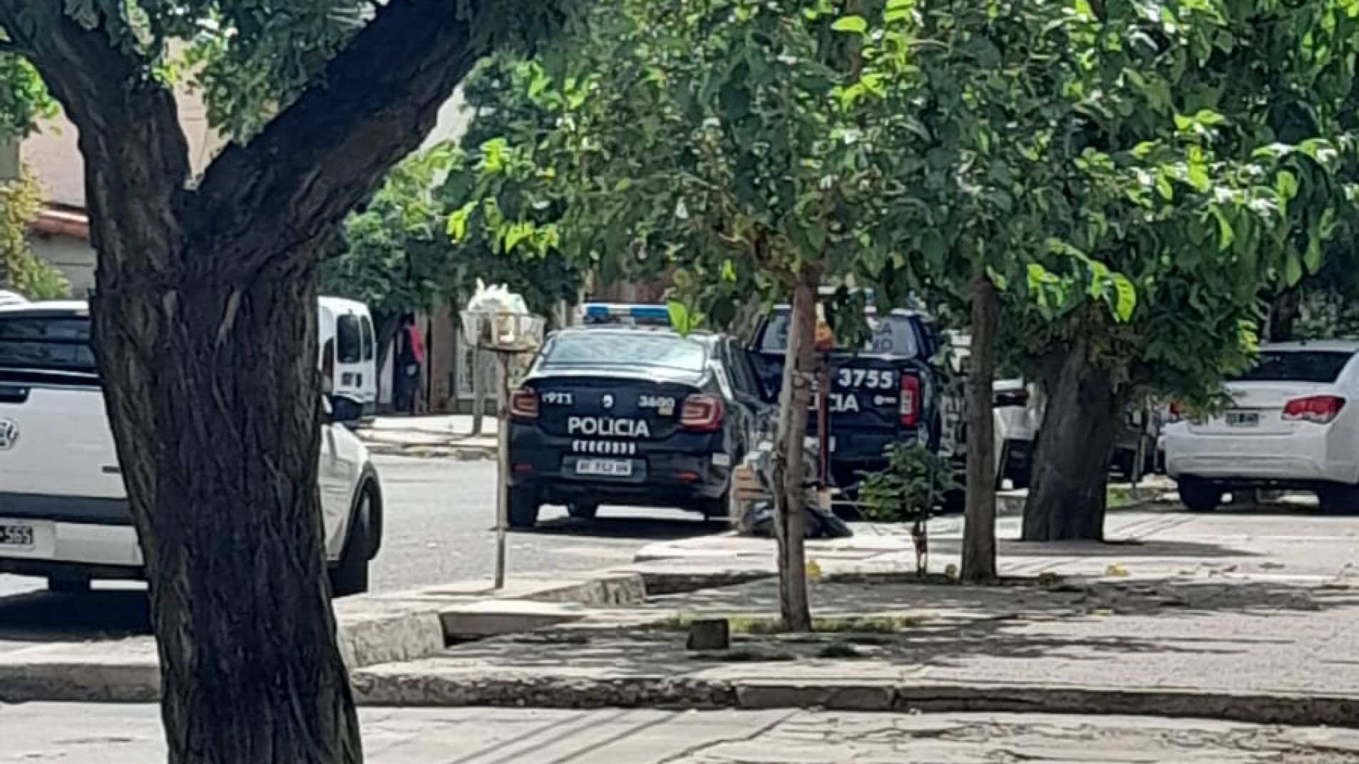 La Policía se presentó en el lugar del hecho.