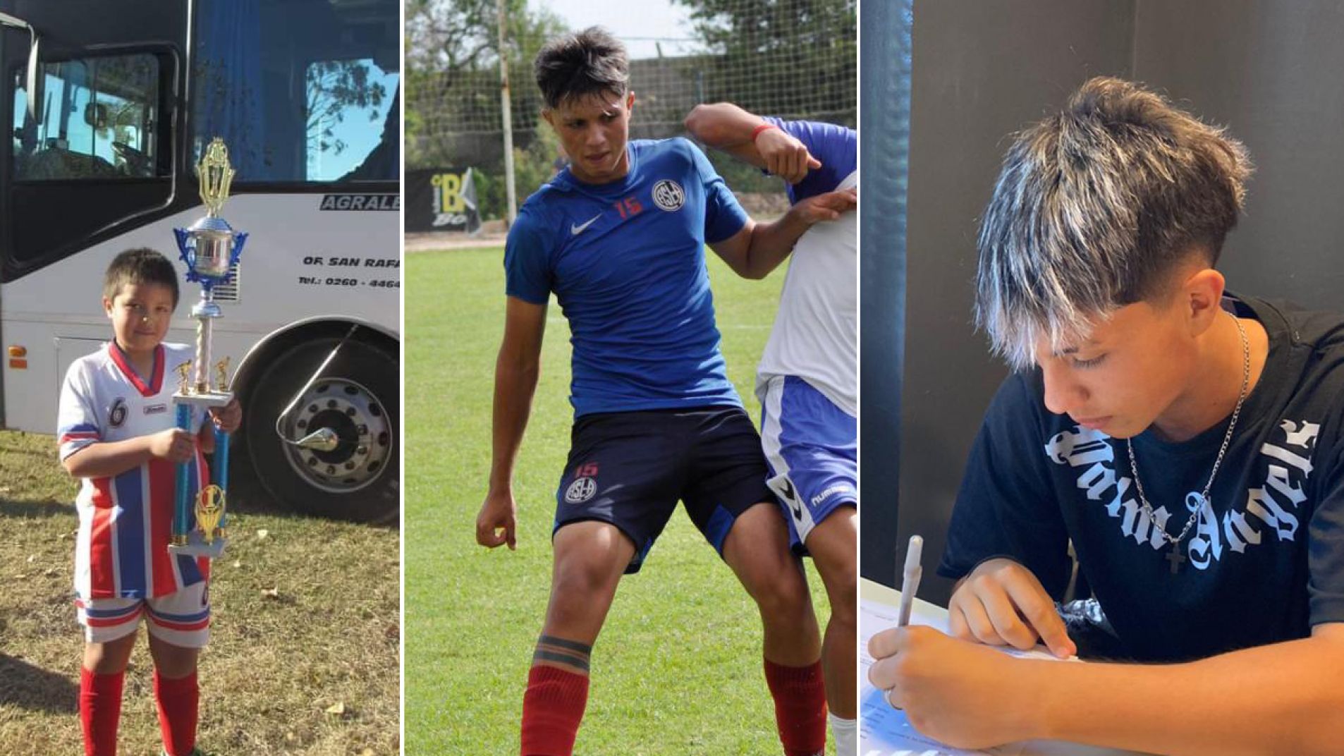 Mateo Iglesias: El joven sanrafaelino que sueña con debutar en Primera