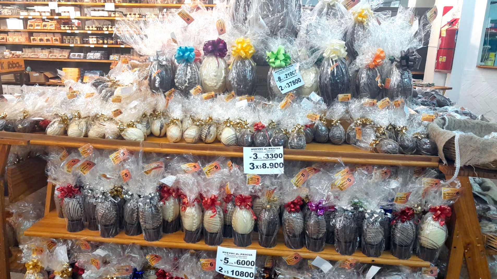Los huevos de Pascuas van de los 900 pesos a casi $150 mil