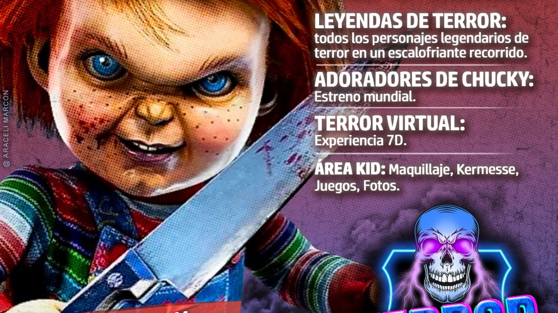 Un mega espectáculo de terror para los niños y toda la familia