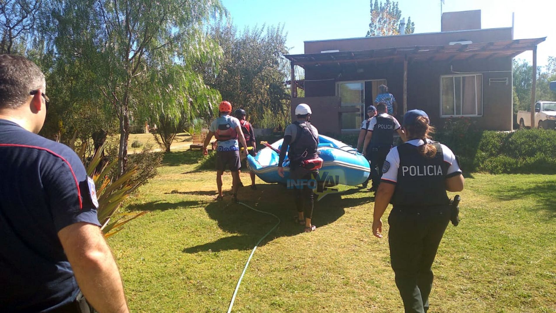 La causa del vuelco del gomón y el rescate de los dos que no aparecían (Video)