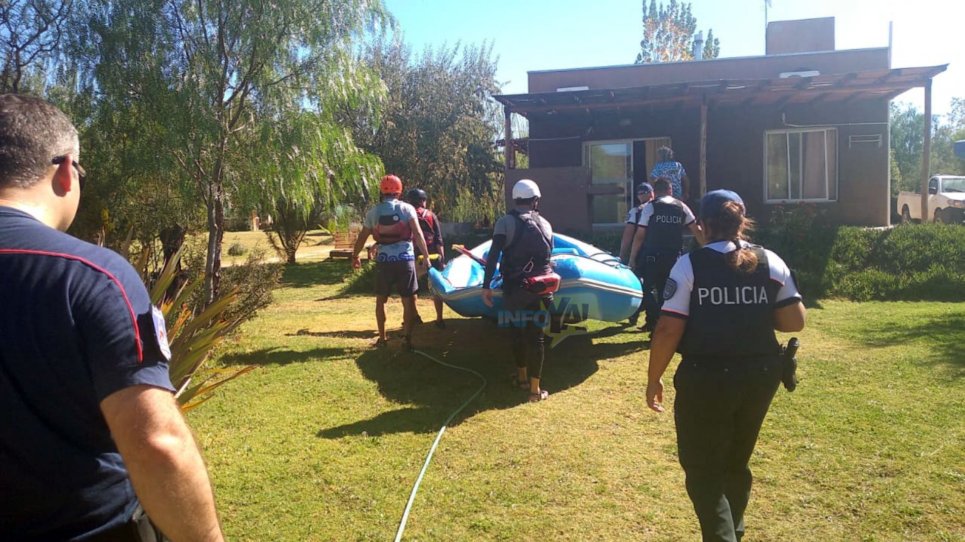 La causa del vuelco del gomón y el rescate de los dos que no aparecían (Video)