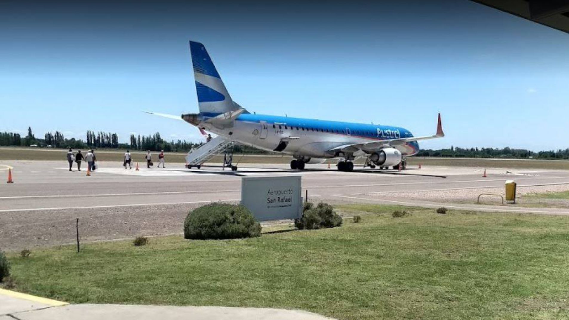El avión de Aerolíneas Argentinas retrasará su partida (foto archivo).