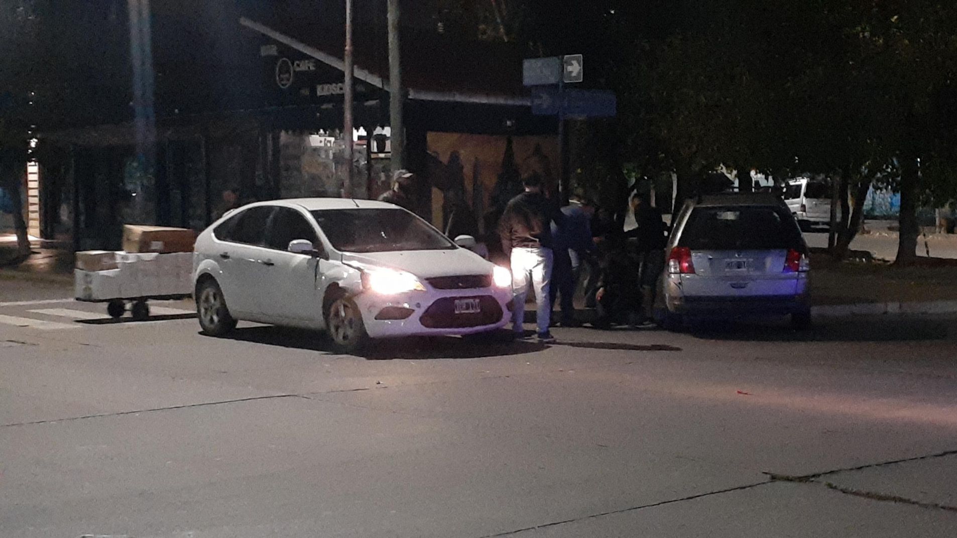 La colisión se produjo el martes antes de las 22.