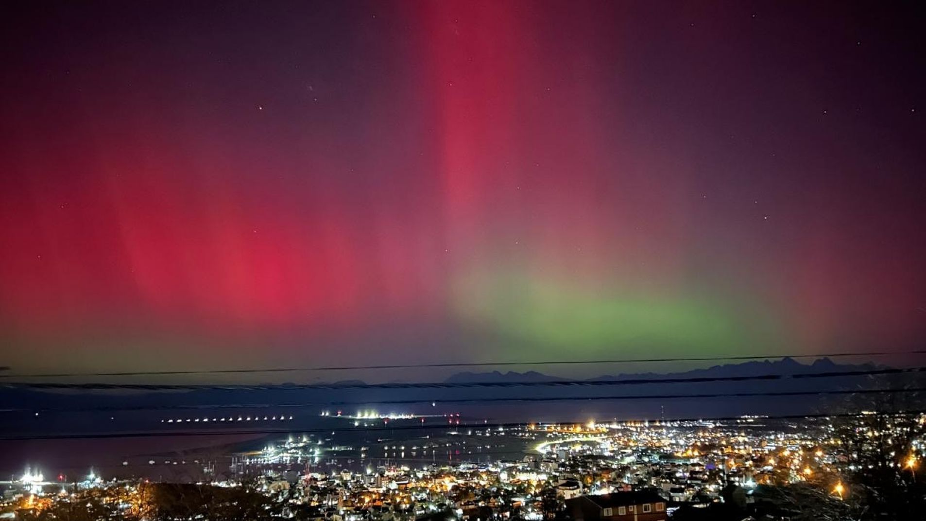 El mundo se rinde ante la belleza de la Aurora Austral en Tierra del Fuego