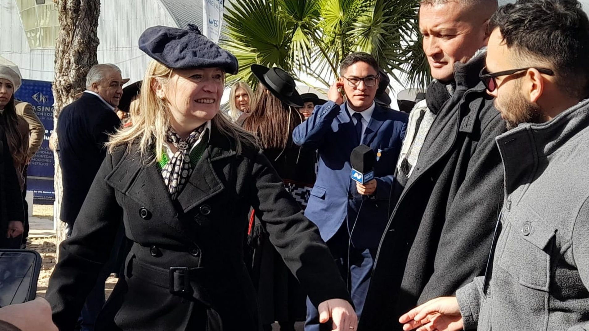 Finalmente la vicegobernadora estuvo en la Fiesta de la Ganadería de Alvear.