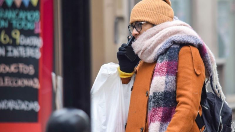 Frío y pronóstico de lluvia para el inicio del fin de semana