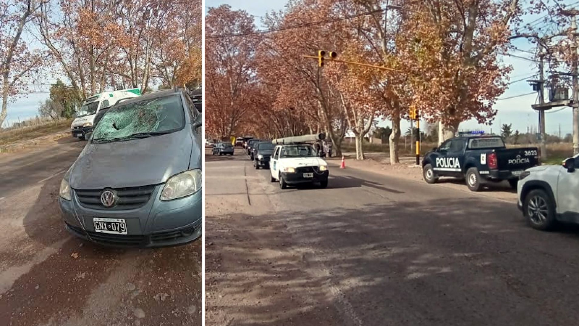 Un joven peatón fue atropellado por un auto y terminó en el hospital