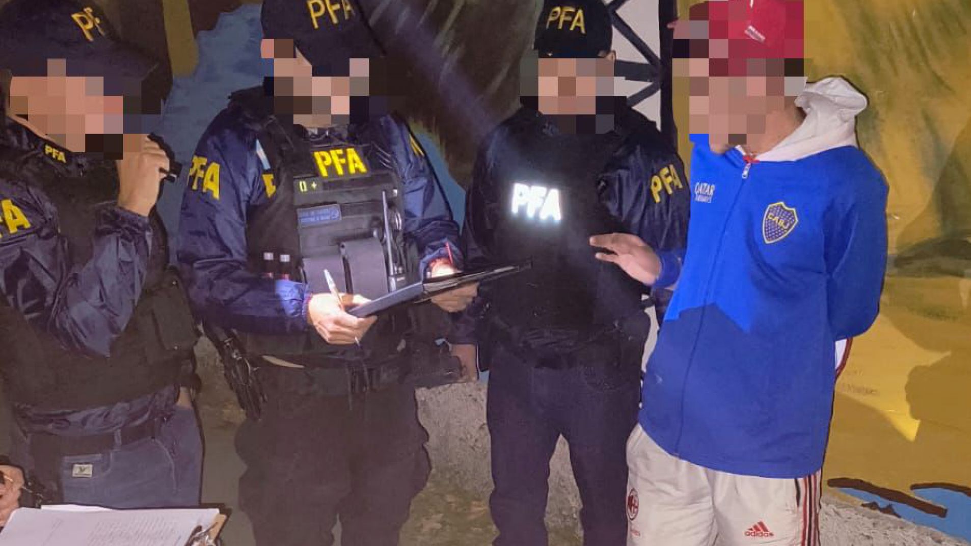 Los policías federales lo aprehendieron el sábado por la noche.