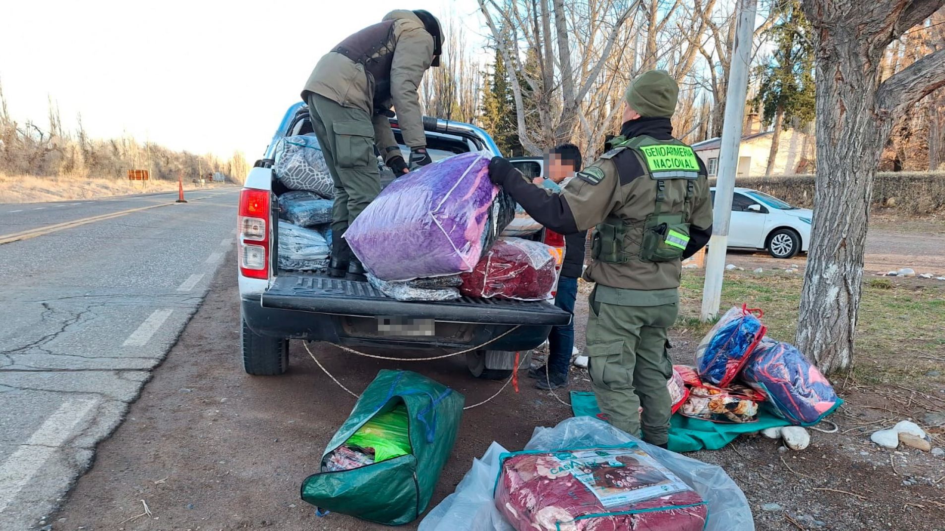 Gendarmería interceptó mercadería de contrabando en El Sosneado