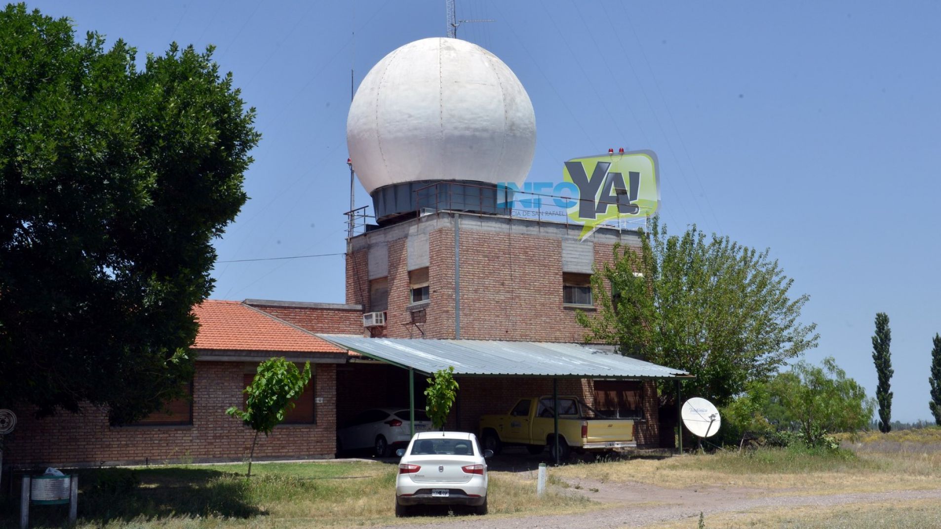 Uno de los radares de la Dirección de Contingencias funciona en la base de La Llave.