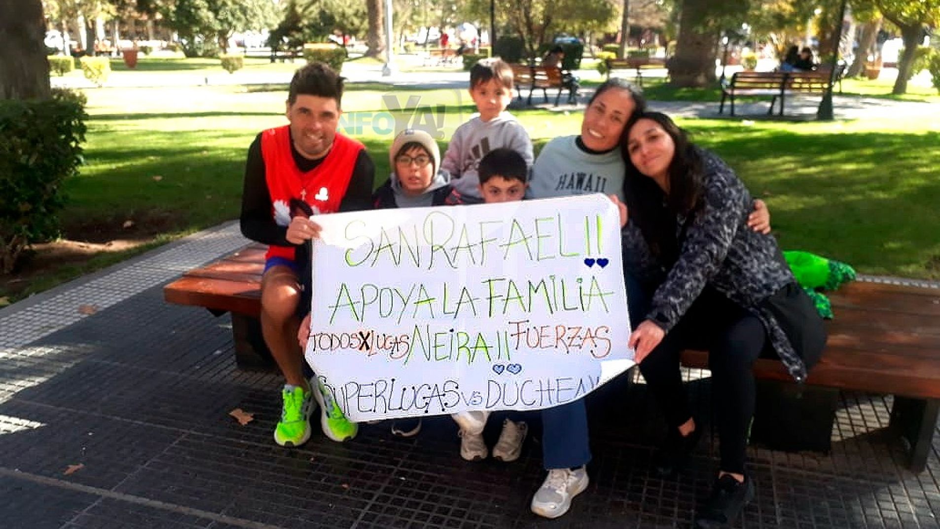 En su paso por San Rafael, Mario conoció al pequeño Benicio