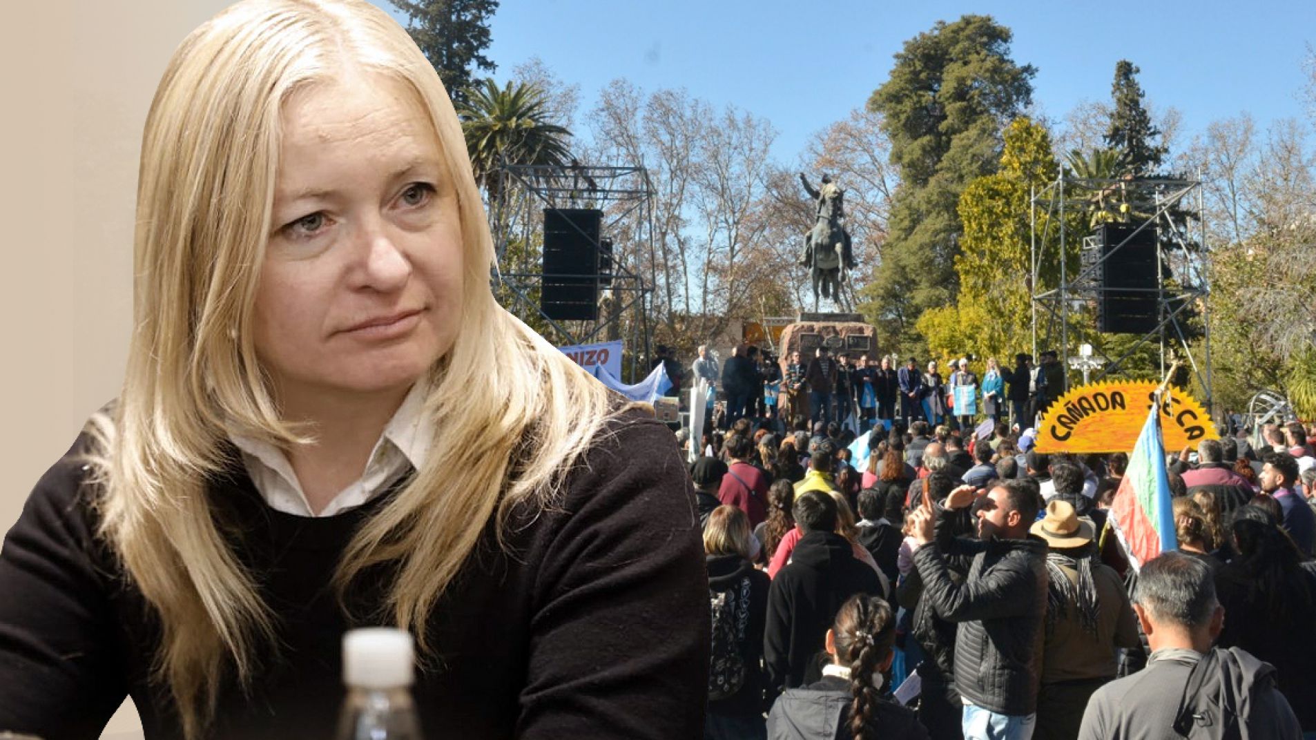 Hebe Casado tildó de "actito pedorro" la movilización por la Lucha Antigranizo