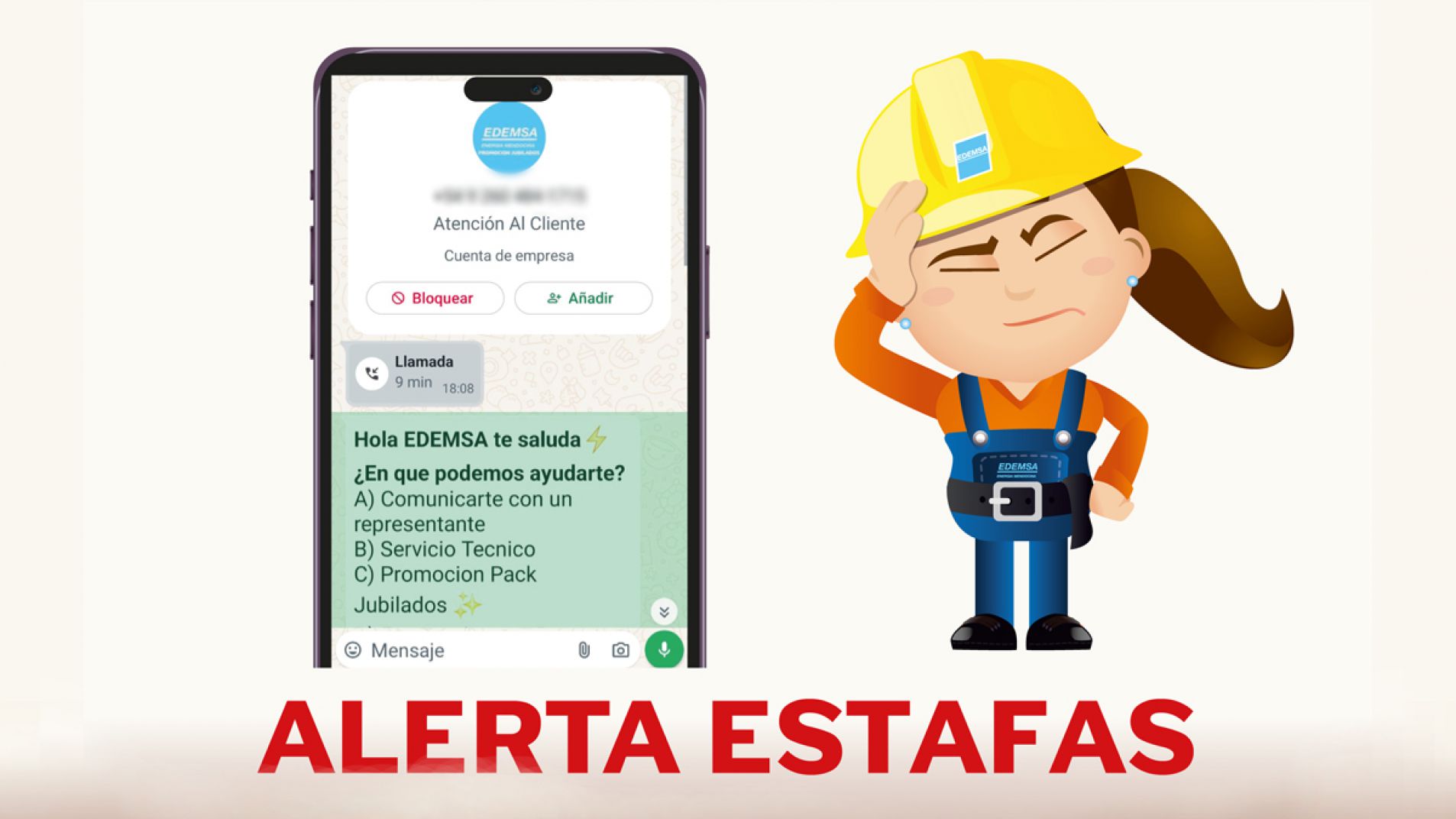 Aclaración sobre rumores de hackeo de la página de Edemsa