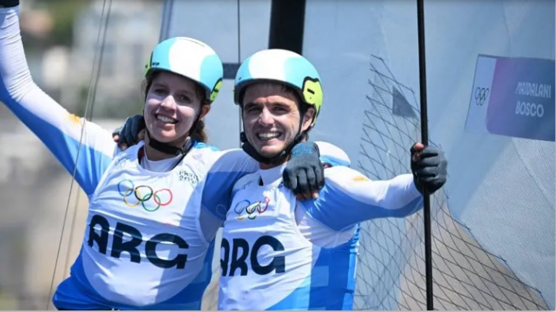 Majdalani y Bosco ganaron la medalla plateada en vela