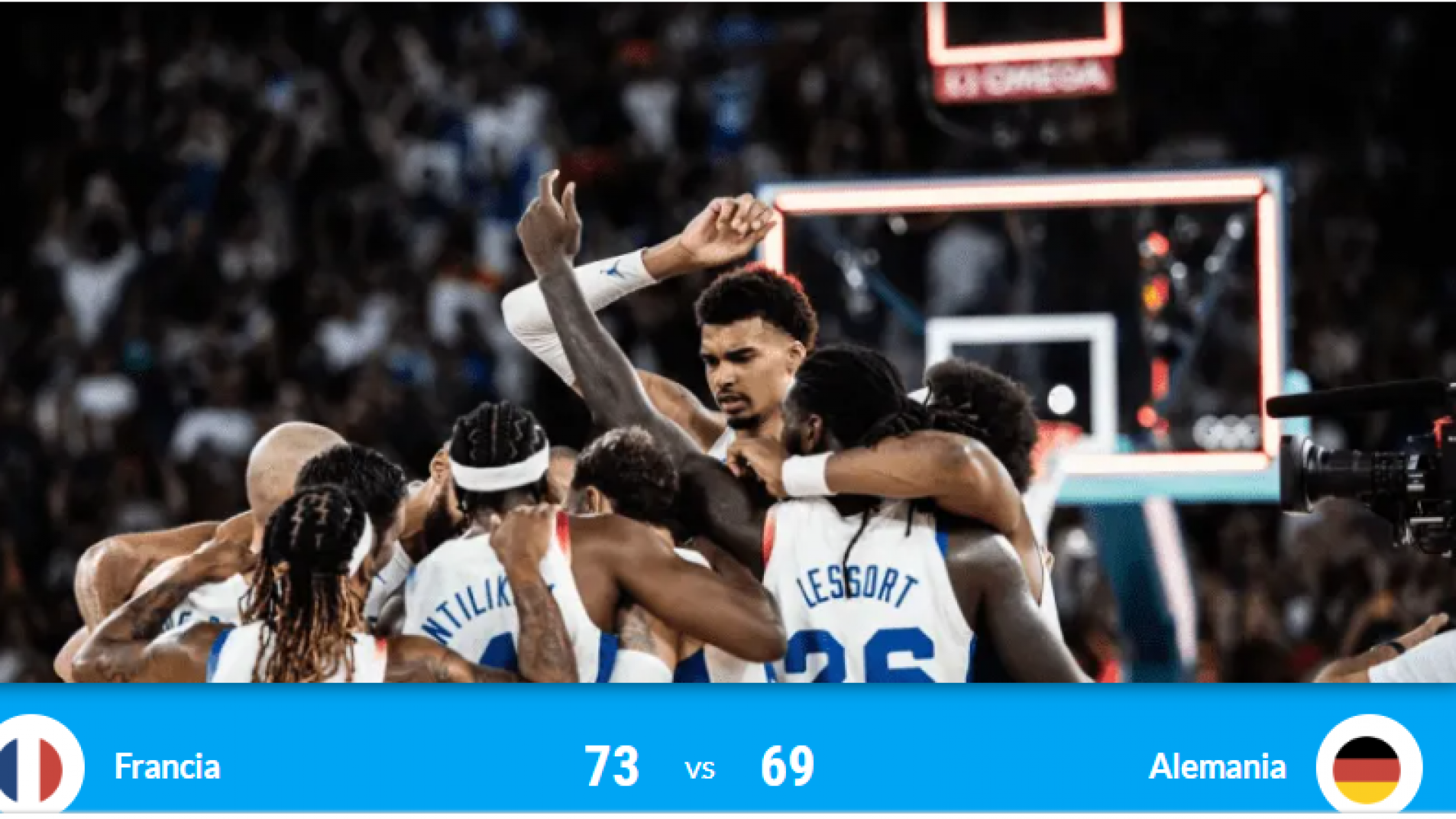 En Básquet, Francia dio el batacazo y venció a Alemania