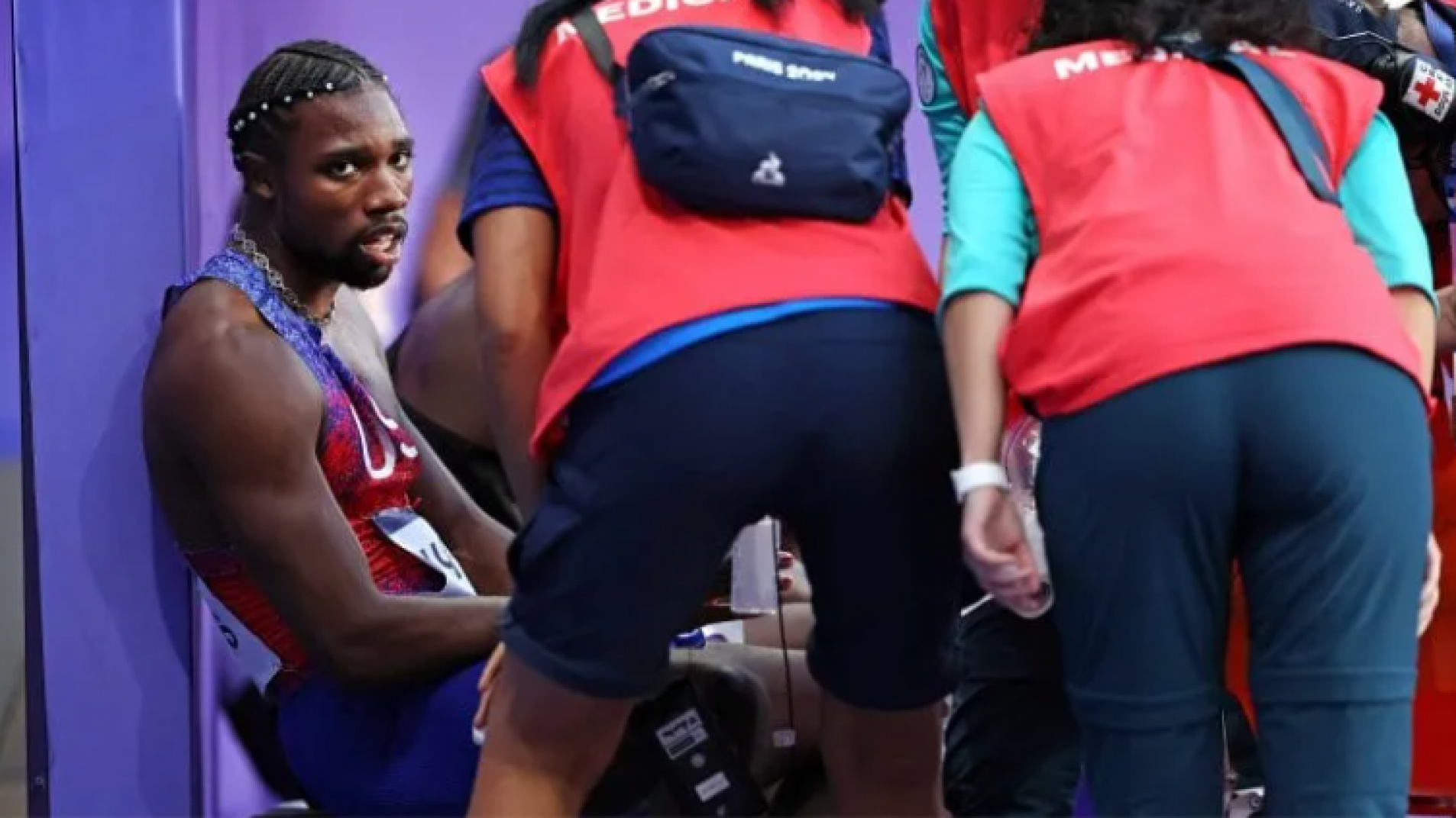 Noah Lyles obtuvo la medalla de bronce en la final de 200 metros con Covid-19