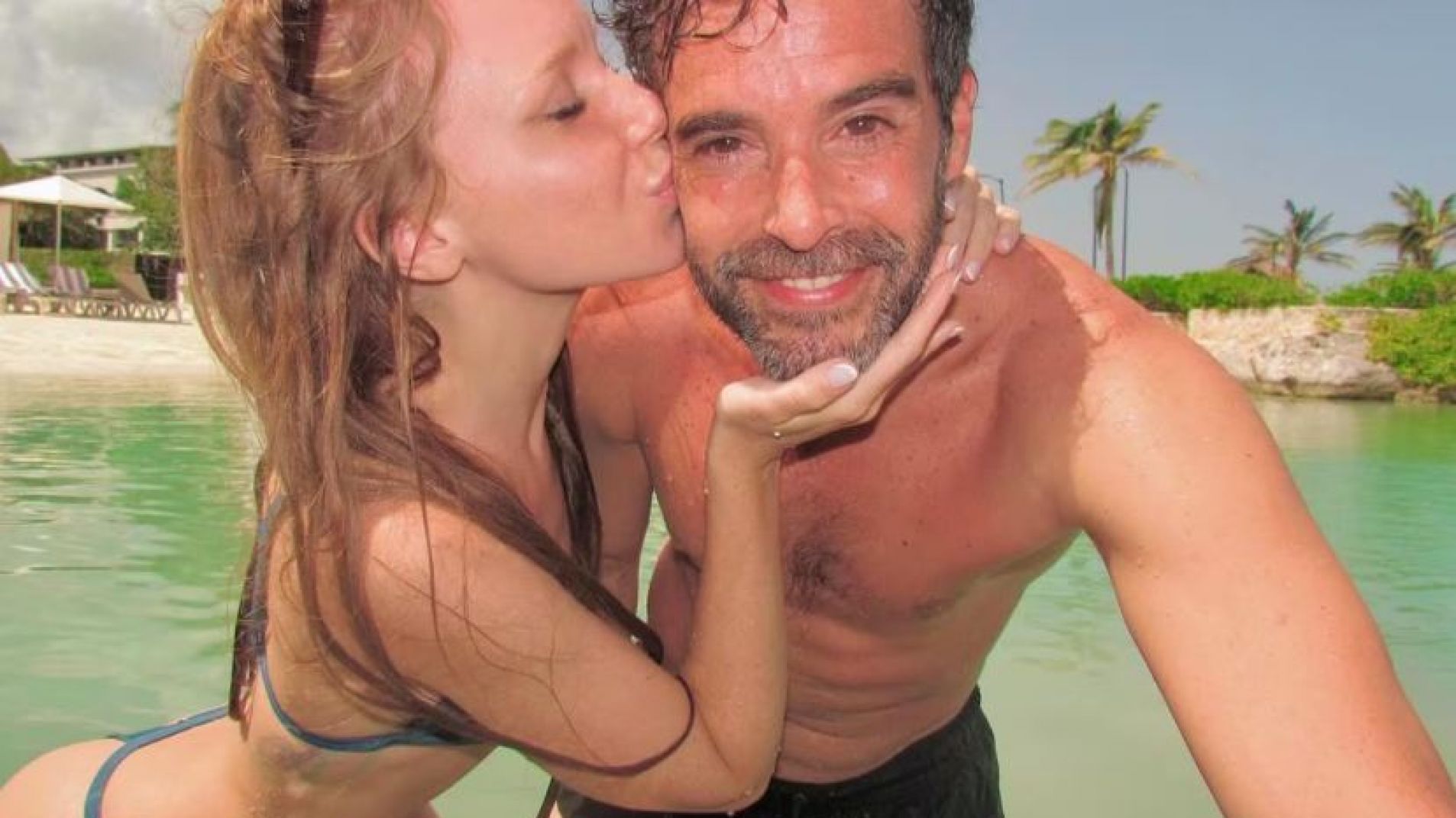 Nicolás Cabré, súper enamorado de Rocío Pardo en la Riviera Maya