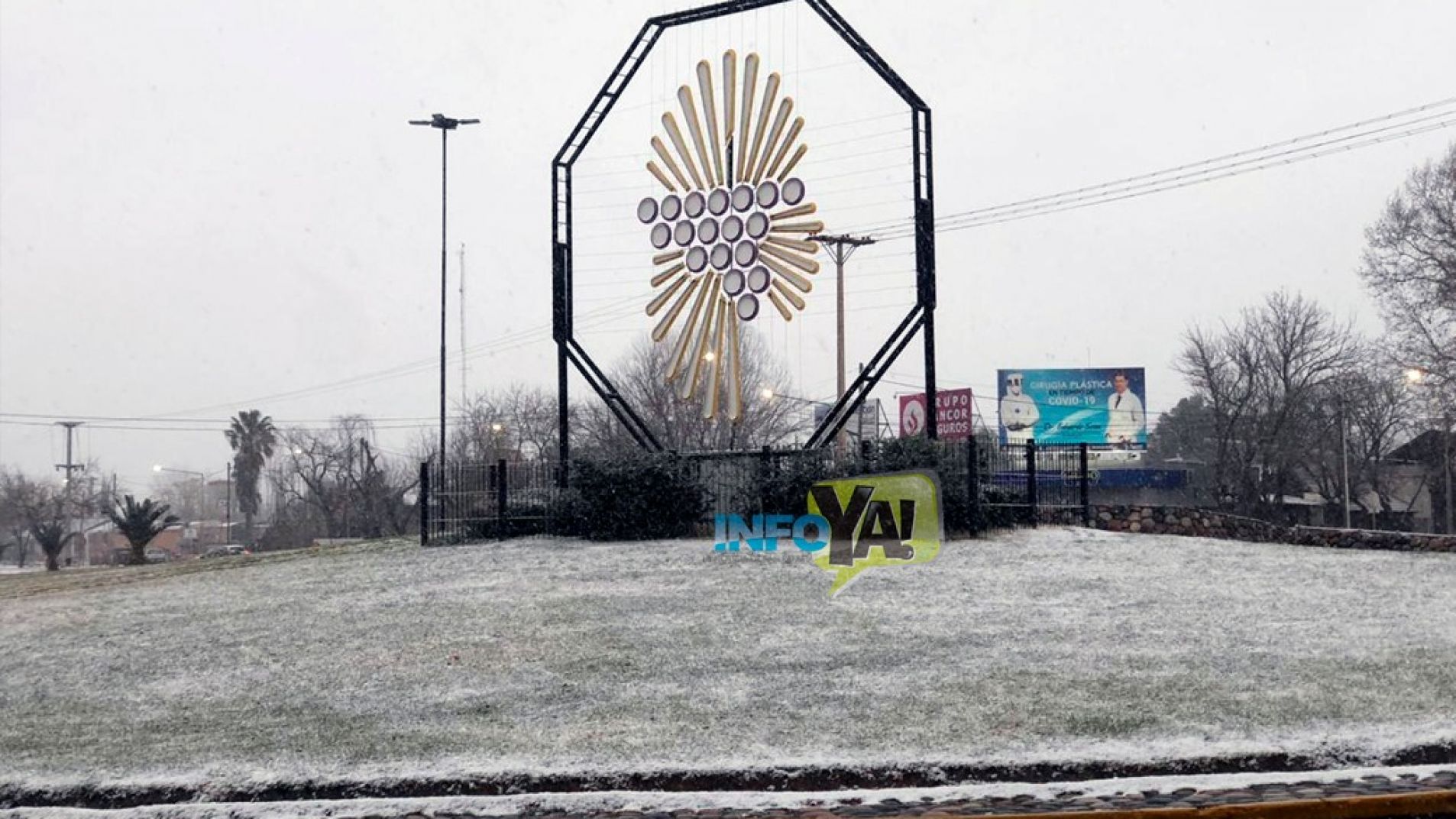 Hace tiempo que no se ve esta postal en San Rafael (foto archivo).