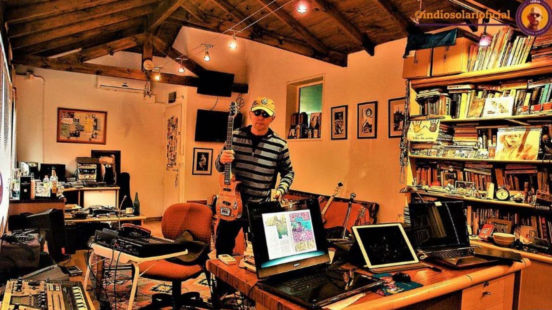 El bunker donde vive el Indio Solari: con un avanzado sistema de seguridad