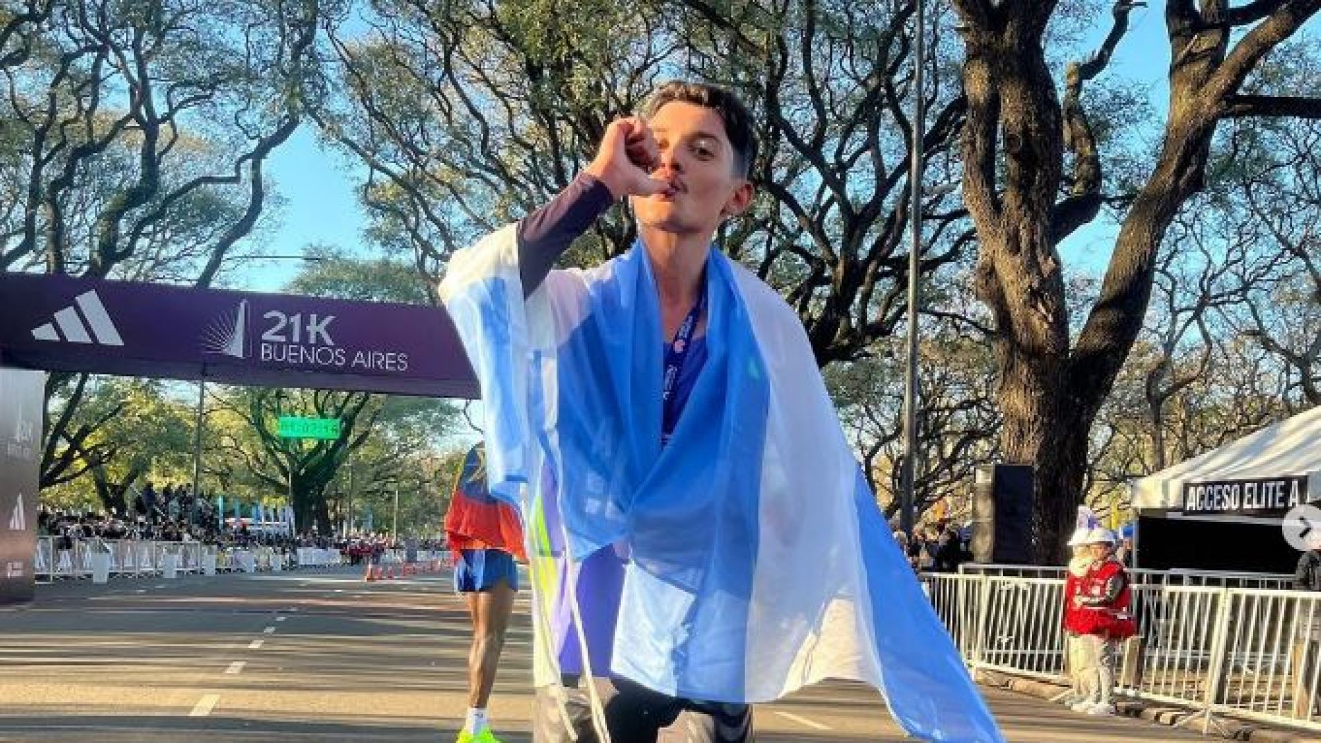 Nacho Erario: el mendocino hizo historia en la media maratón de Buenos Aires