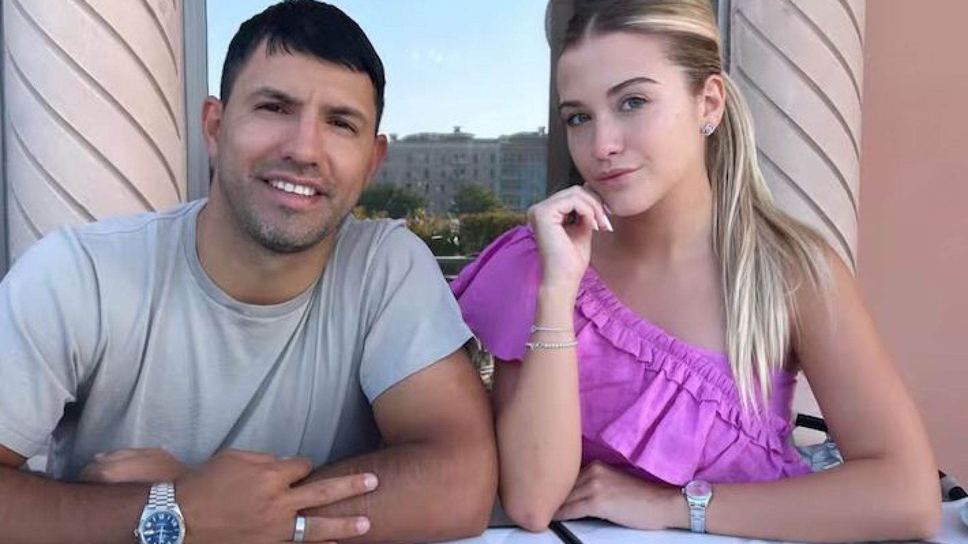 Nació la hija del Kun Agüero y Sofía Calzetti: la tierna foto de bienvenida