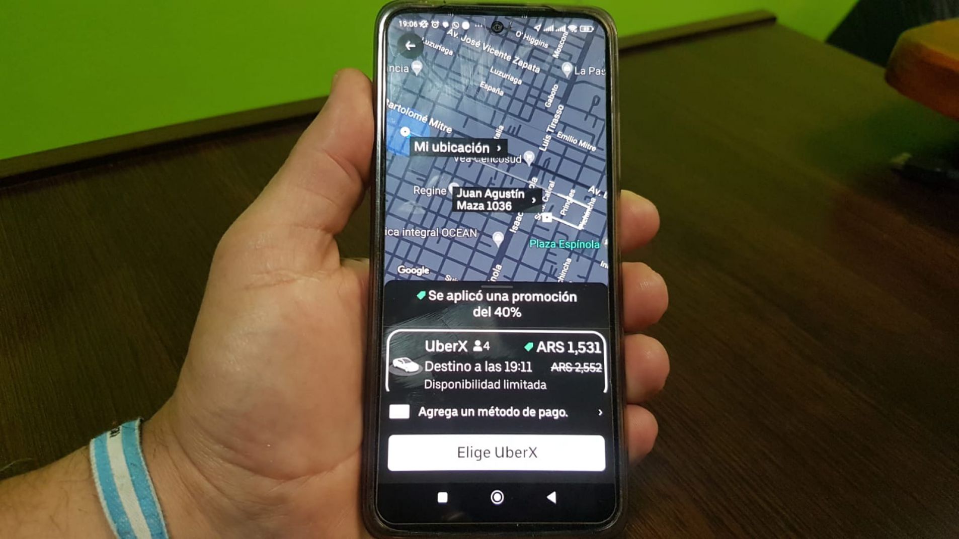 Desde el martes se puede solicitar un viaje en San Rafael a través de la aplicación de Uber