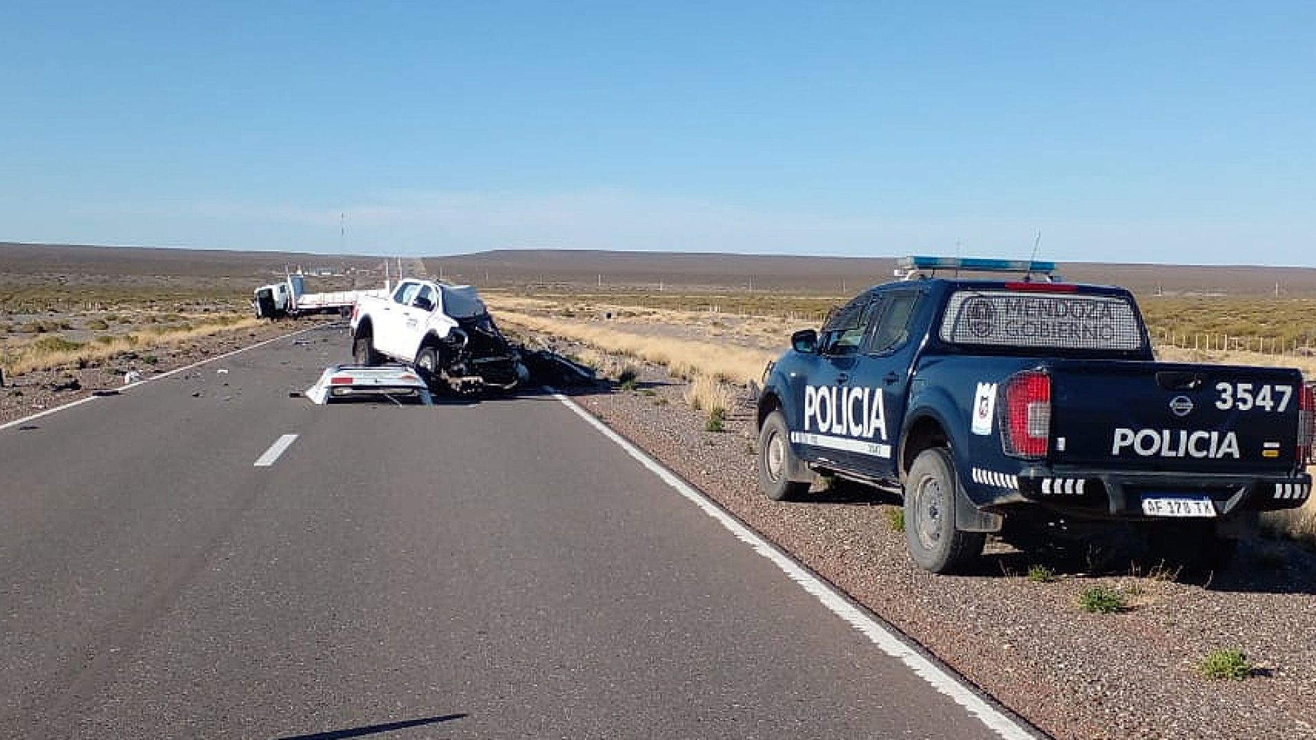 El choque ocurrió en ruta 40 nueva, a dos kilómetros de la planta de YPF.