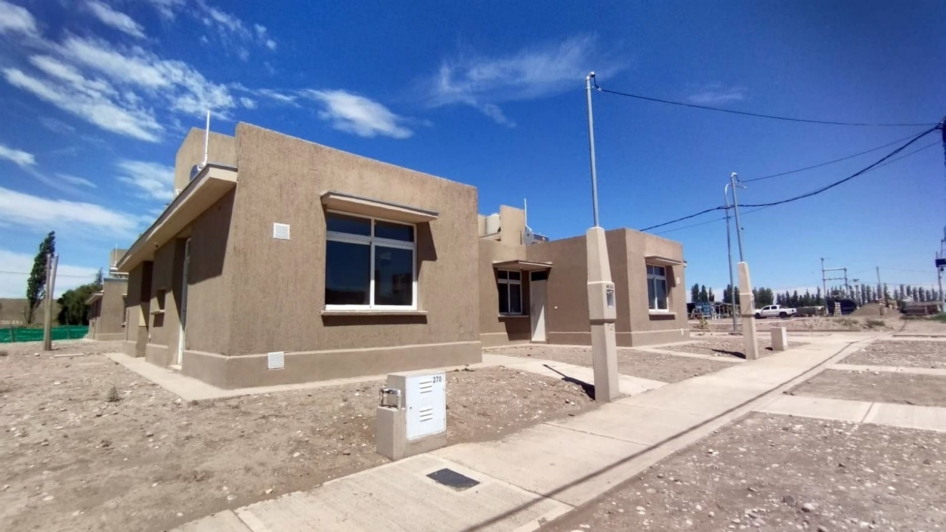 El barrio Juan Vicente II se construye en un predio de Alem y Vendimia.