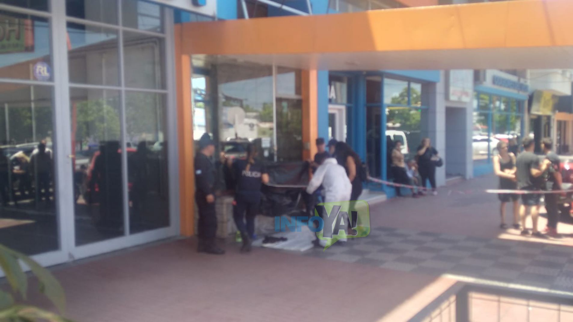 El hecho ocurrió en el hotel de avenida Mitre 441.