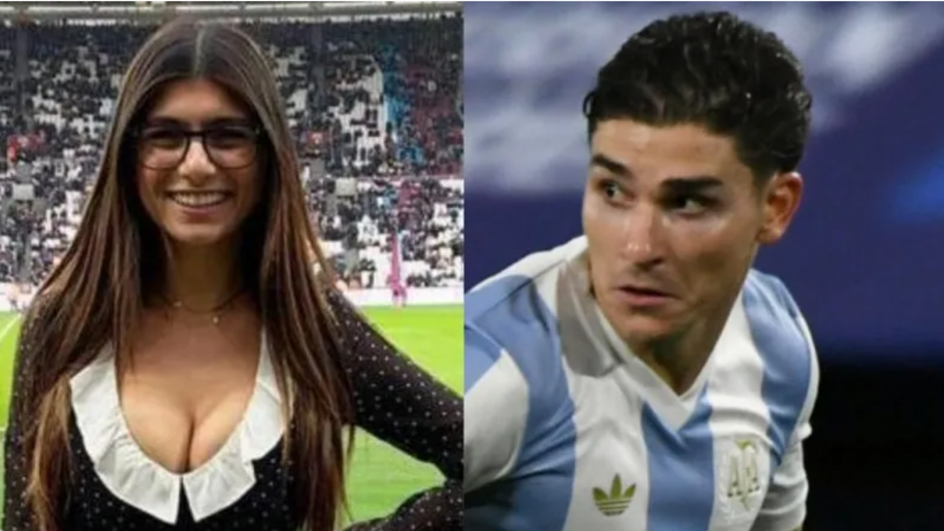 La ex actriz porno Mia Khalifa negó un romance con ¡Julián Álvarez!