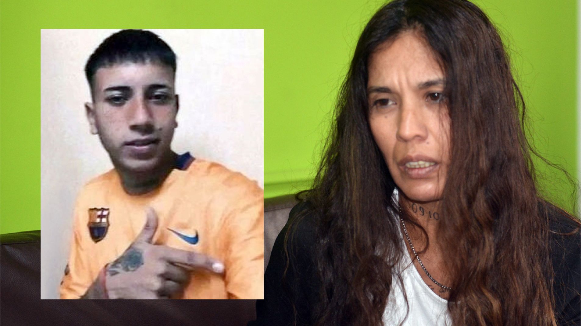 Graciela Verón, mamá de Luciano Gómez, en la redacción de Info YA!.