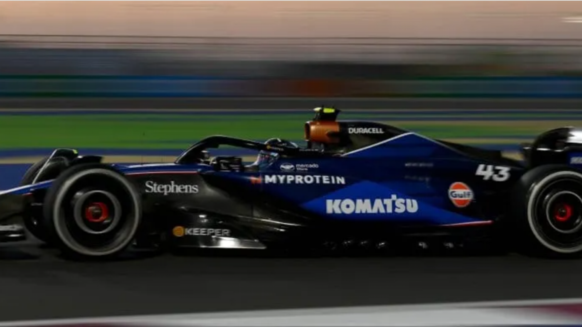 Colapinto finalizó en el último lugar en la qualy sprint