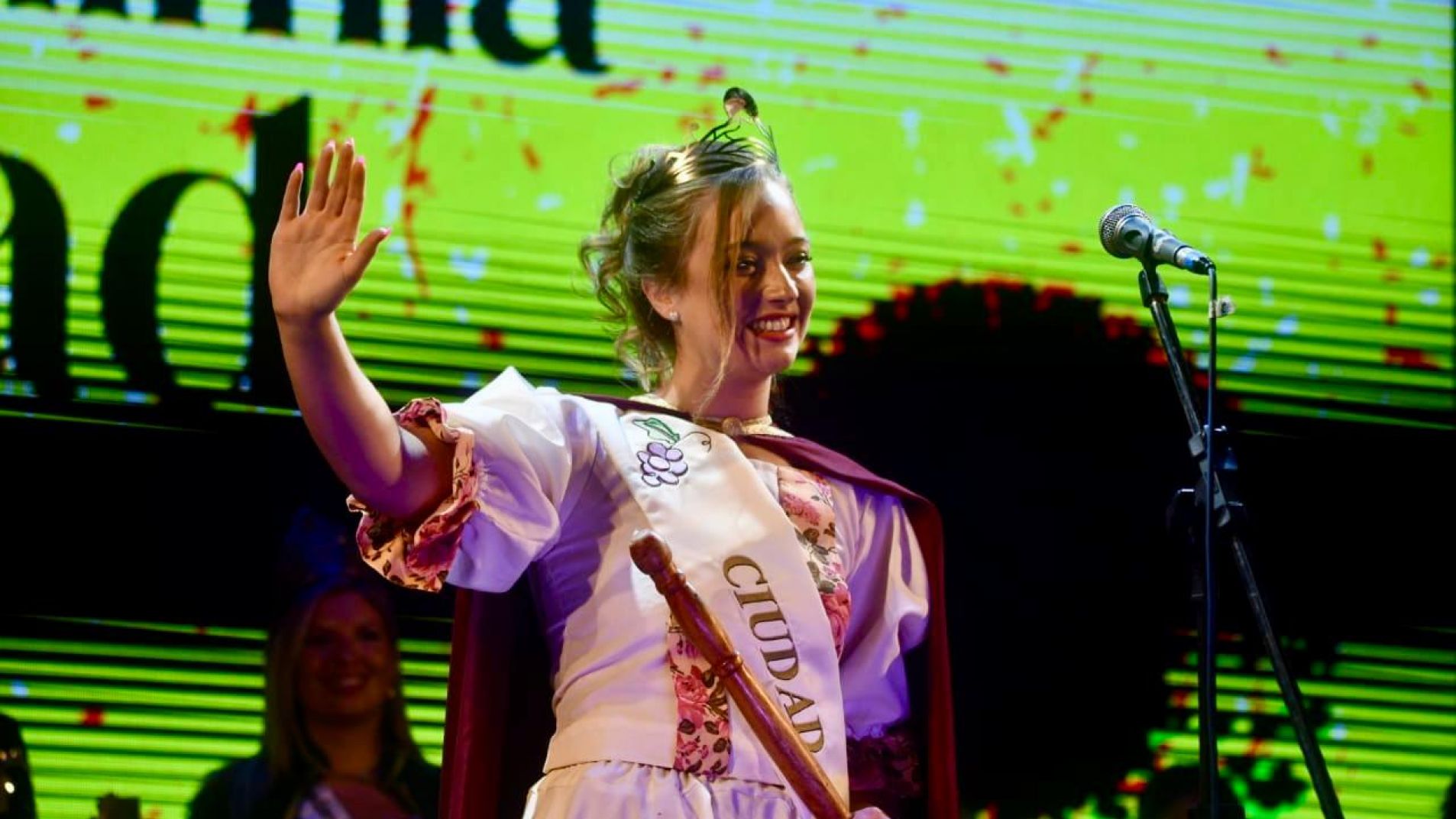 Nazarena Martínez tiene 22 años y representó al barrio Valle Grande.