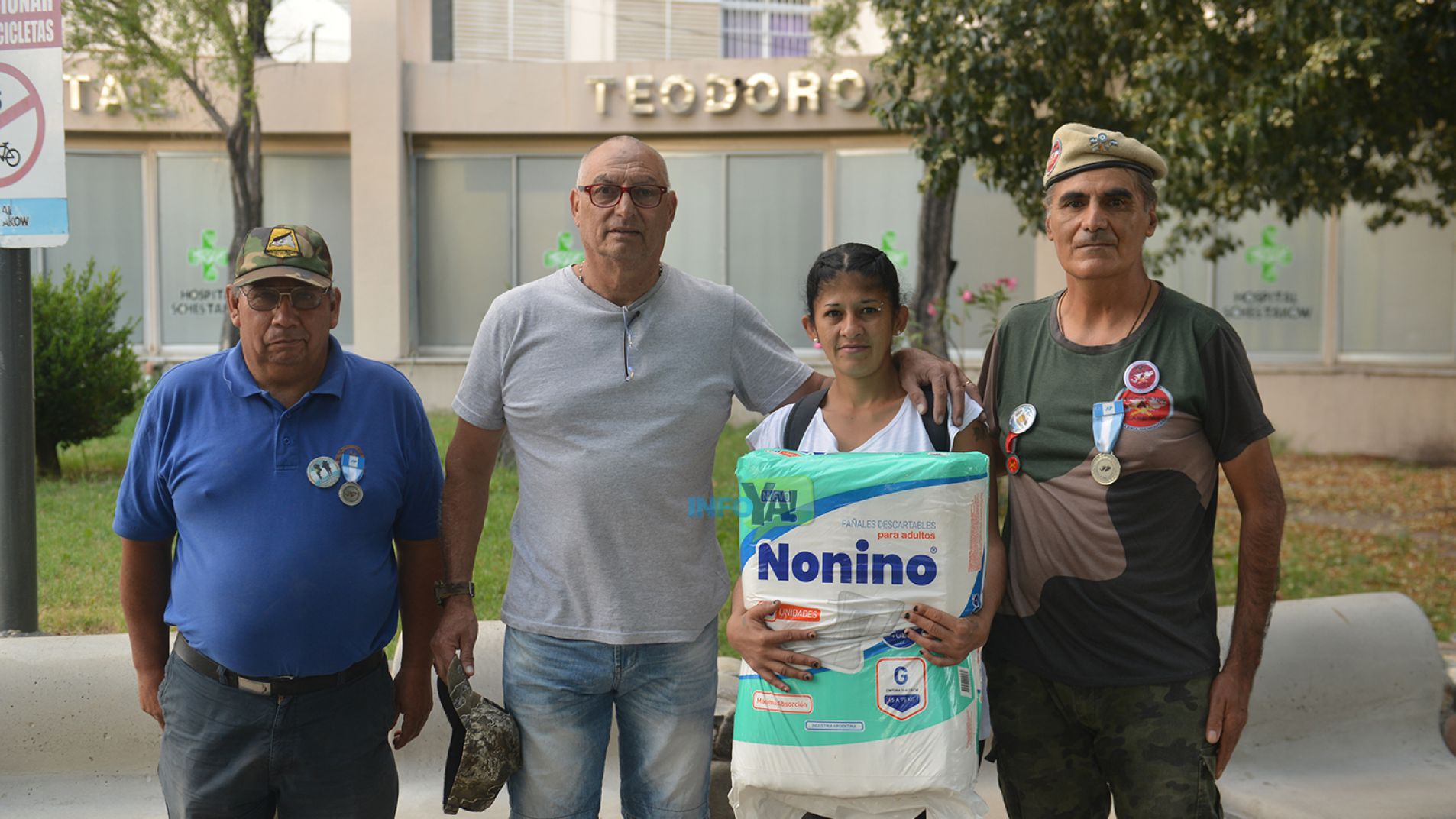 Agrupación malvinera se suma a una campaña de donación de pañales