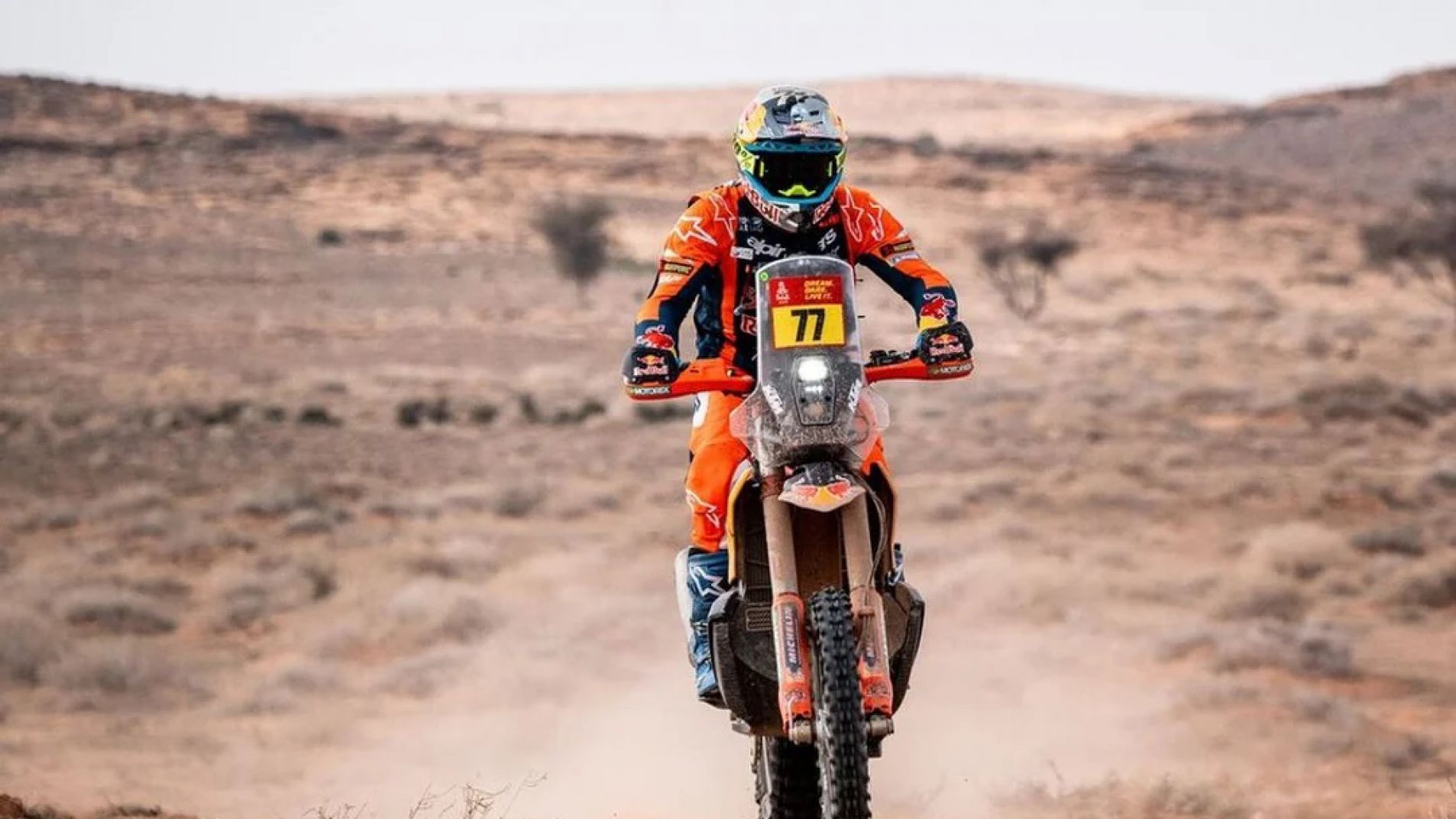 Dakar: Benavides ganó la 5º etapa en motos y se acerca al líder de la general