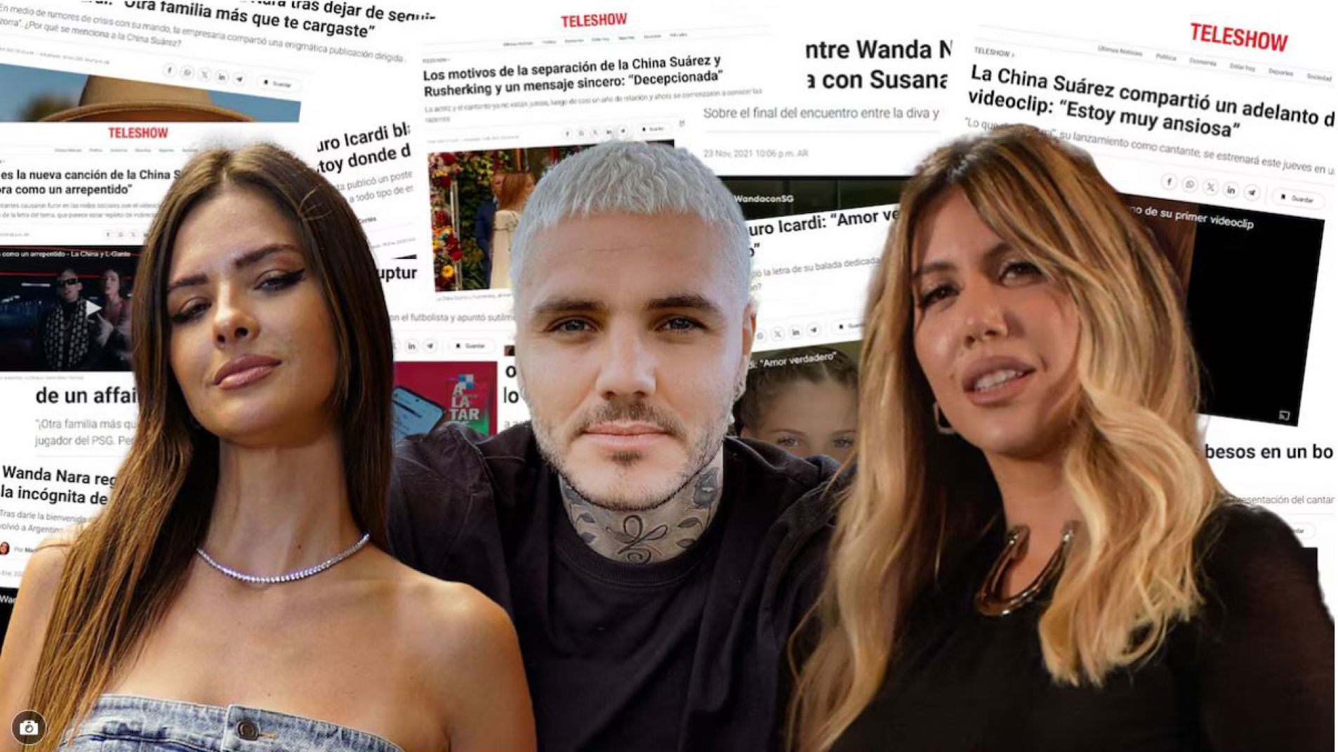 La novela completa del Wandagate: Mauro, La China, Wanda, L Gante