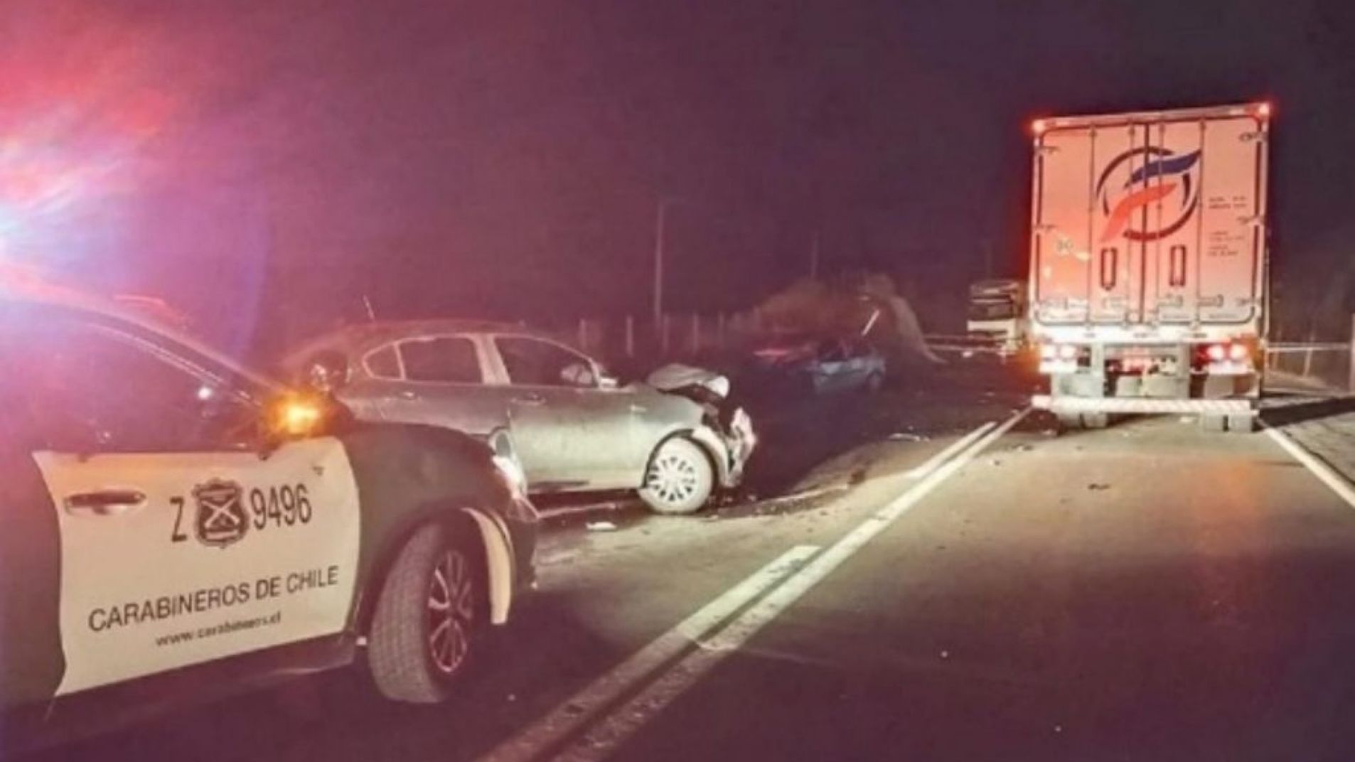 Autopista Los Libertadores: un muerto y una familia argentina herida