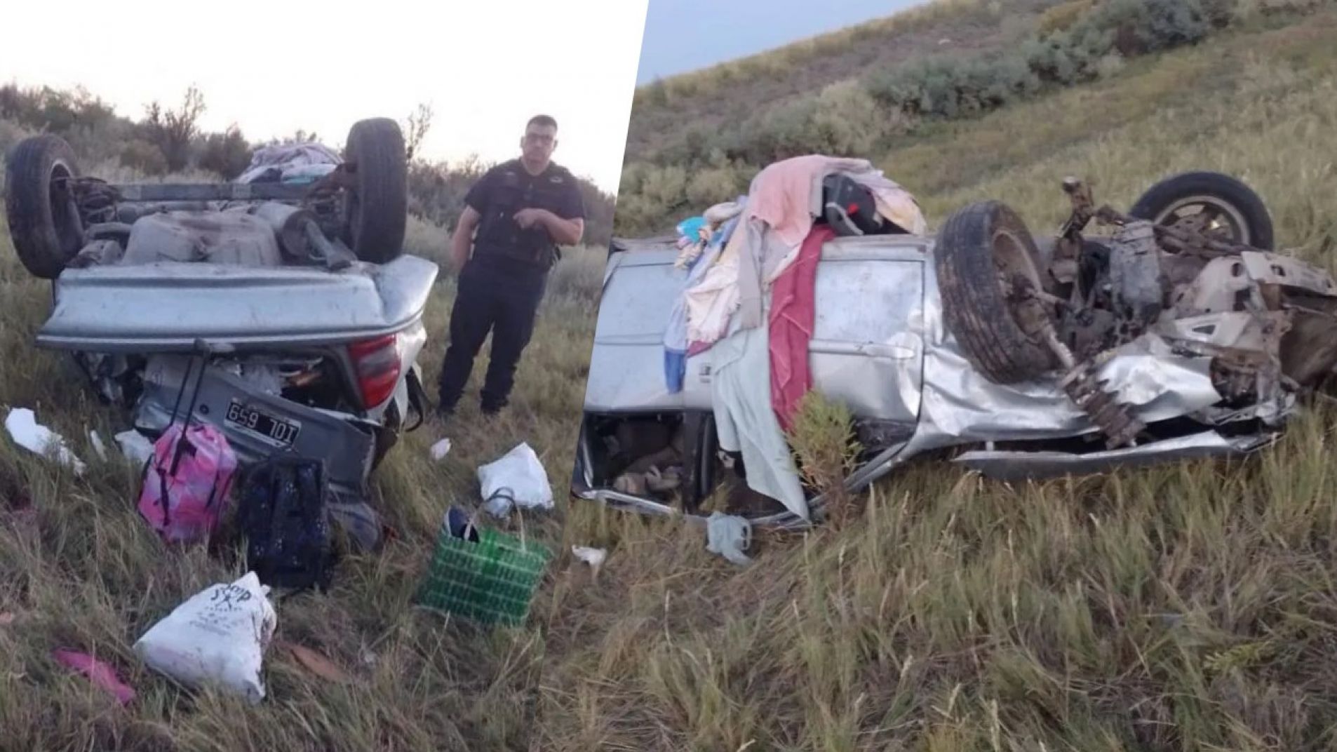 Trasladaron a San Rafael a la mamá que protagonizó un vuelco en Carmensa