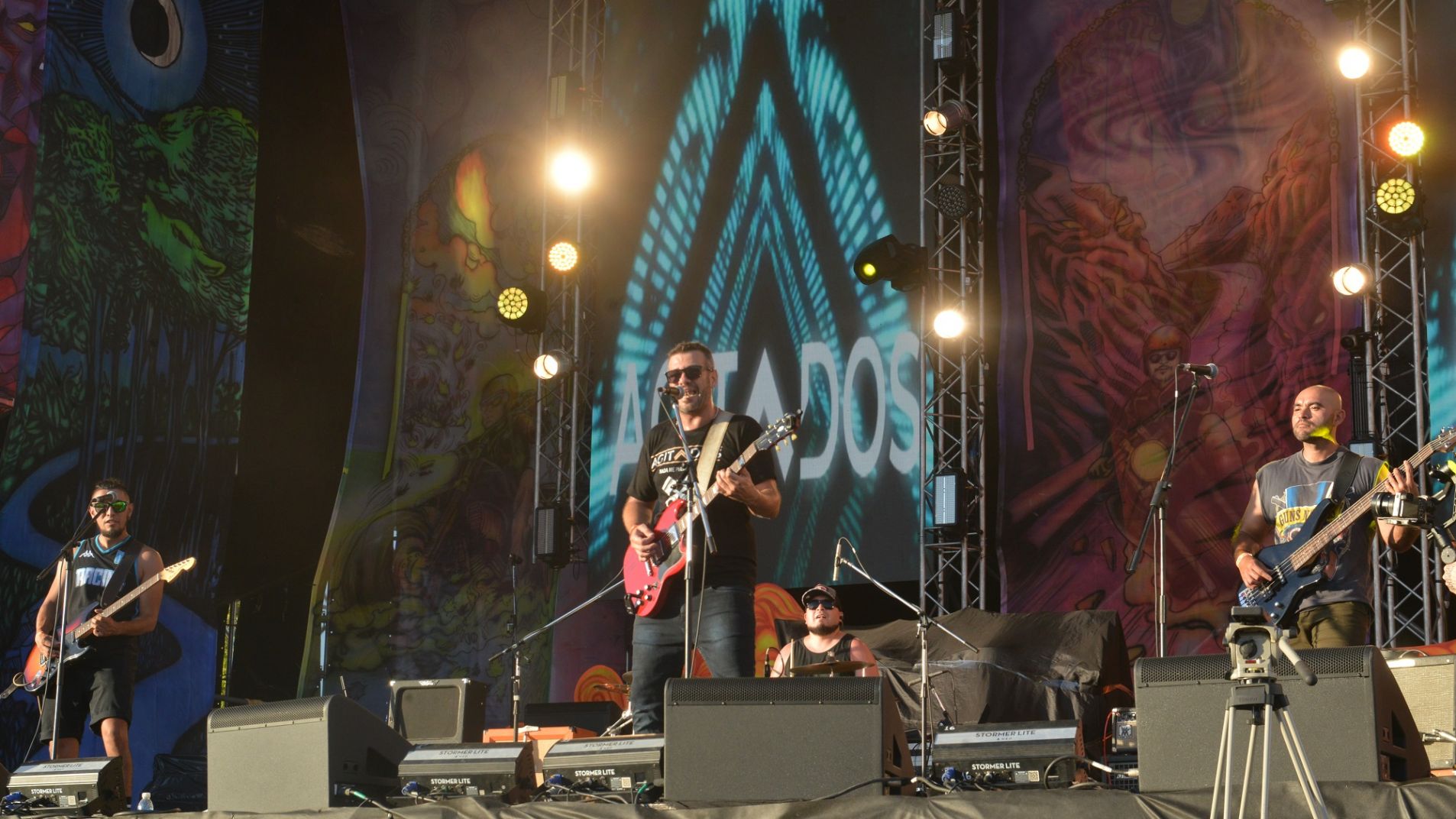 Agitados fue banda soporte de La Renga: "Cumplimos el sueño de pibes"