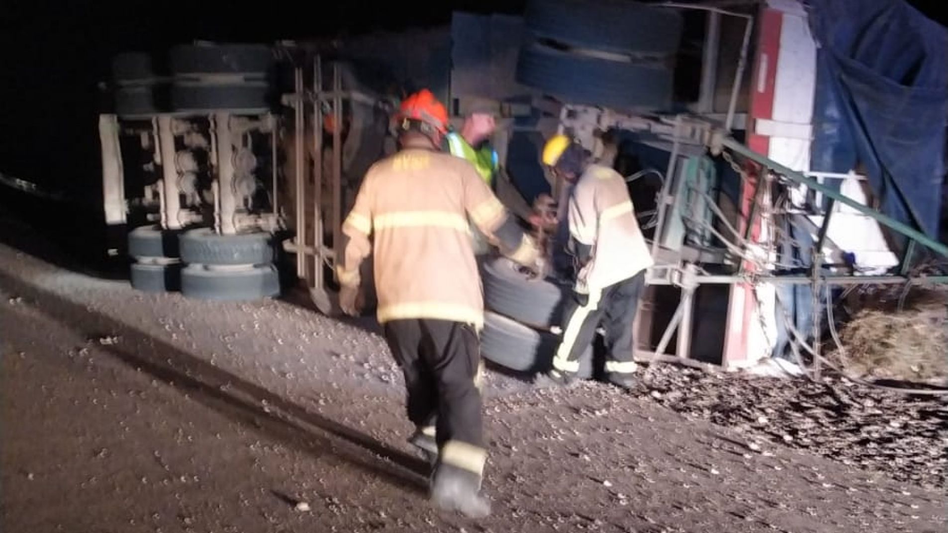 El acoplado fue retirado del lugar el sábado por la noche.