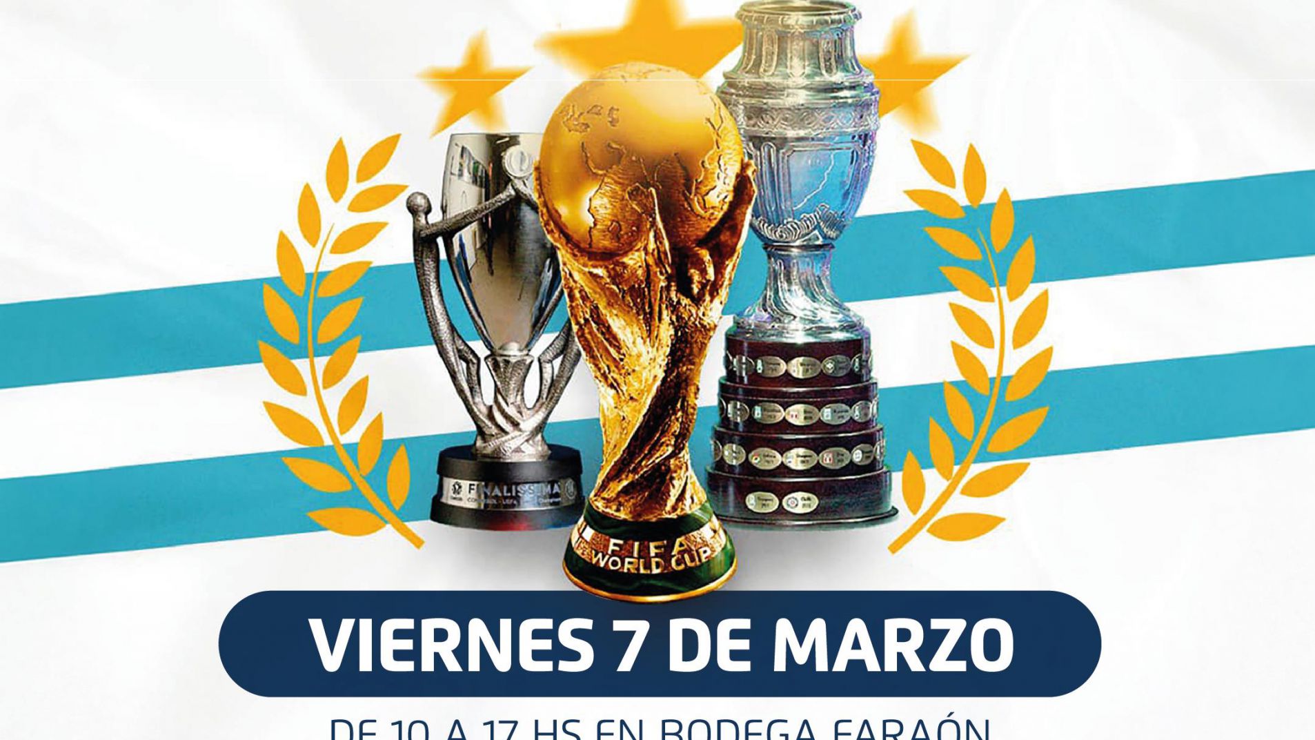 Este viernes se exhibirá la Copa del Mundo en General Alvear